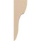 Ekena Millwork 2"W x 4"D x 12"H Thin Carmel Rough Cedar Woodgrain TimberThane Corbel, Primed Tan CORUR02X04X12CARRCPR - alternate 5